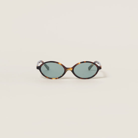 Women Miu Regard Sunglasses - Lenses Acqua Flash