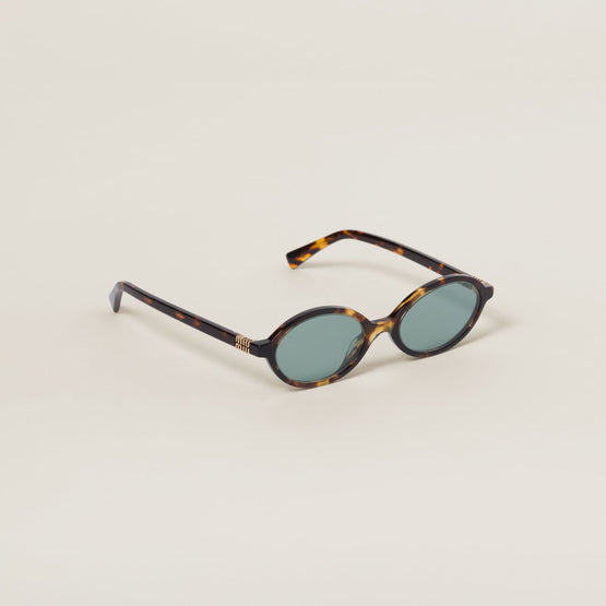 Women Miu Regard Sunglasses - Lenses Acqua Flash