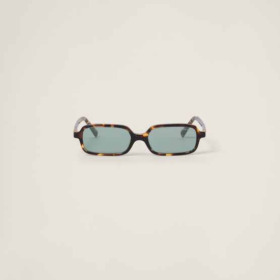 Women Miu Regard Sunglasses - Lenses Acqua Flash
