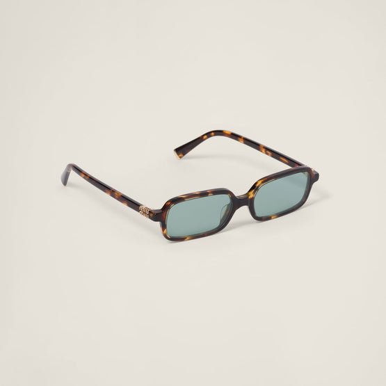 Women Miu Regard Sunglasses - Lenses Acqua Flash