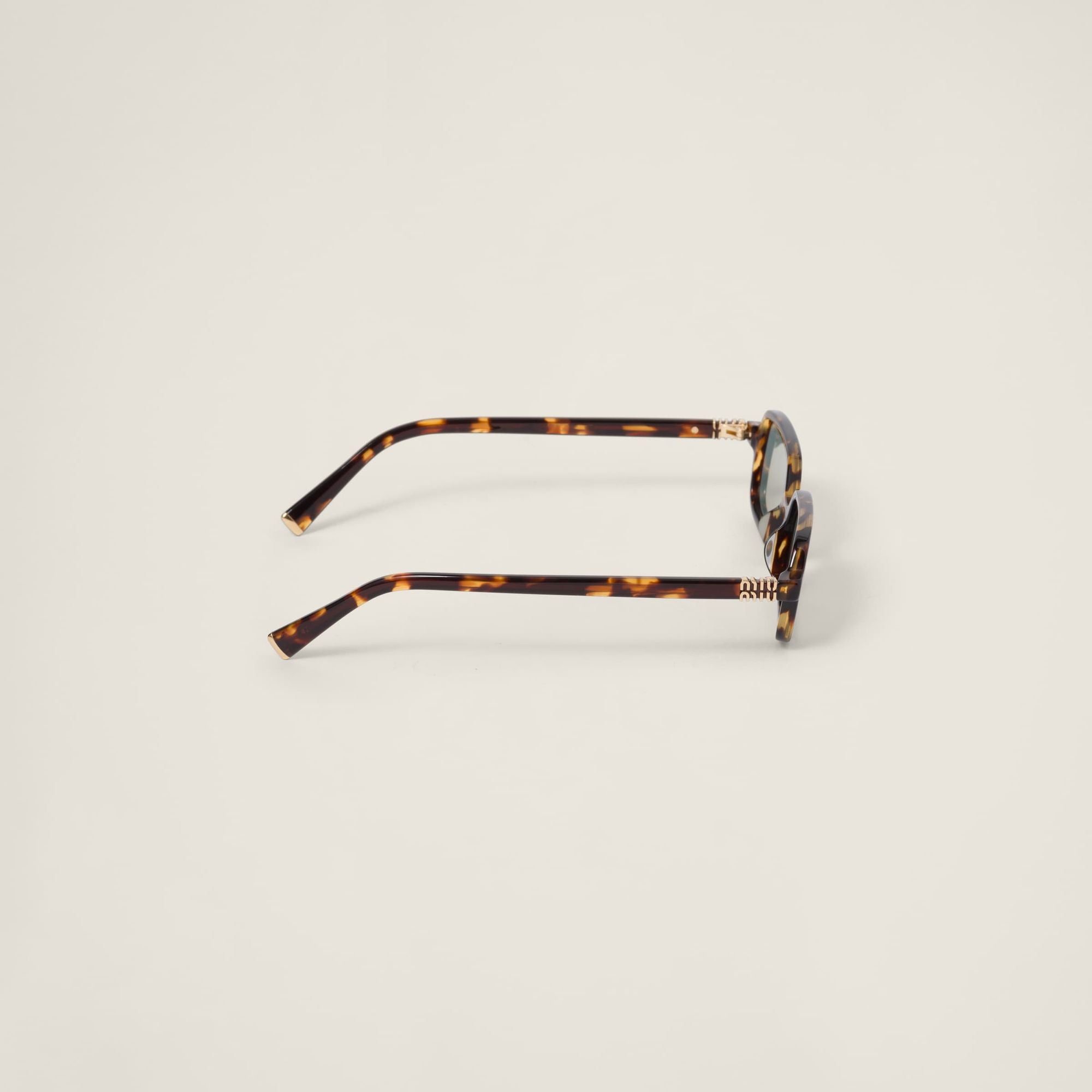 Women Miu Regard Sunglasses - Lenses Acqua Flash