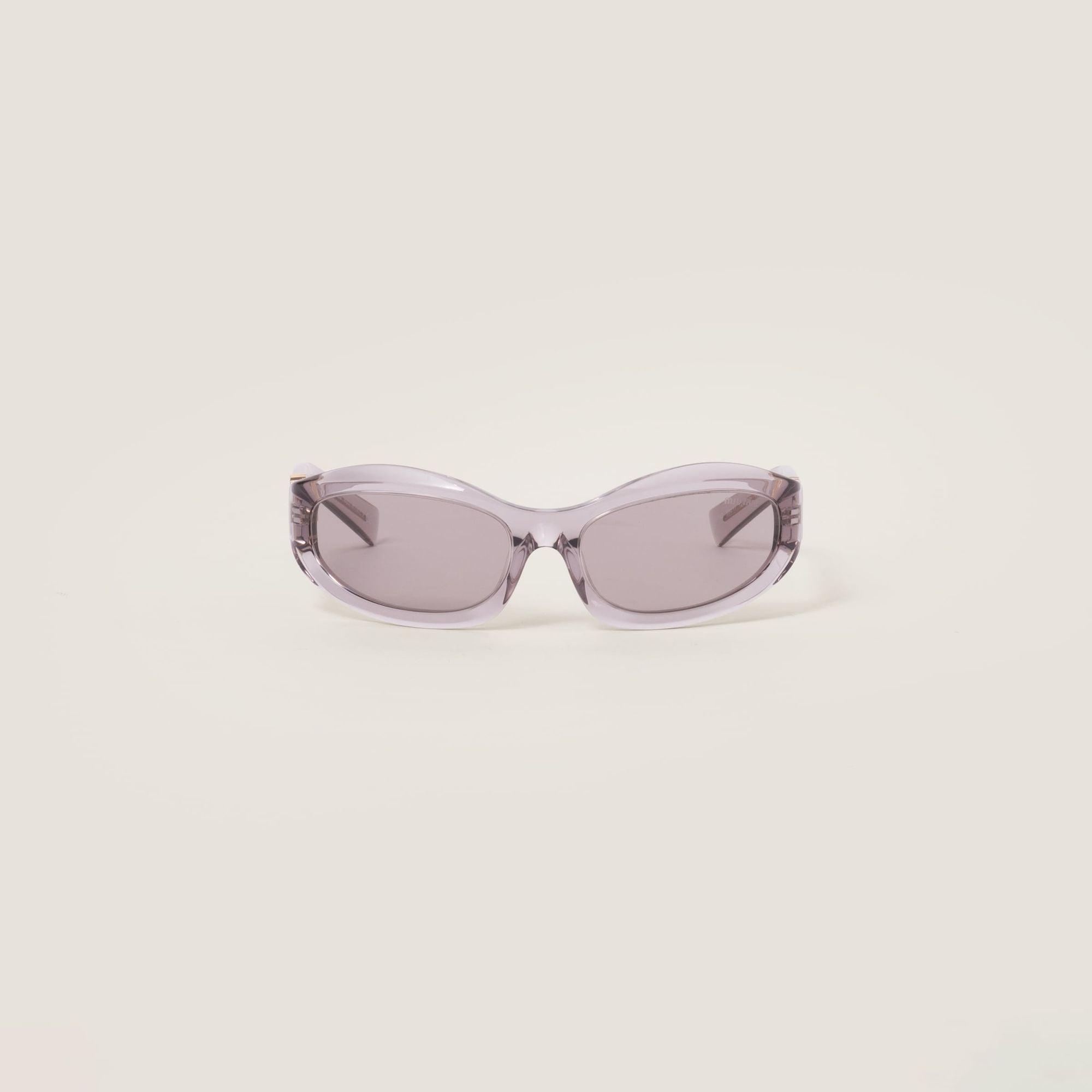 Women Miu Glimpse Sunglasses - Lenses Mauve Bio