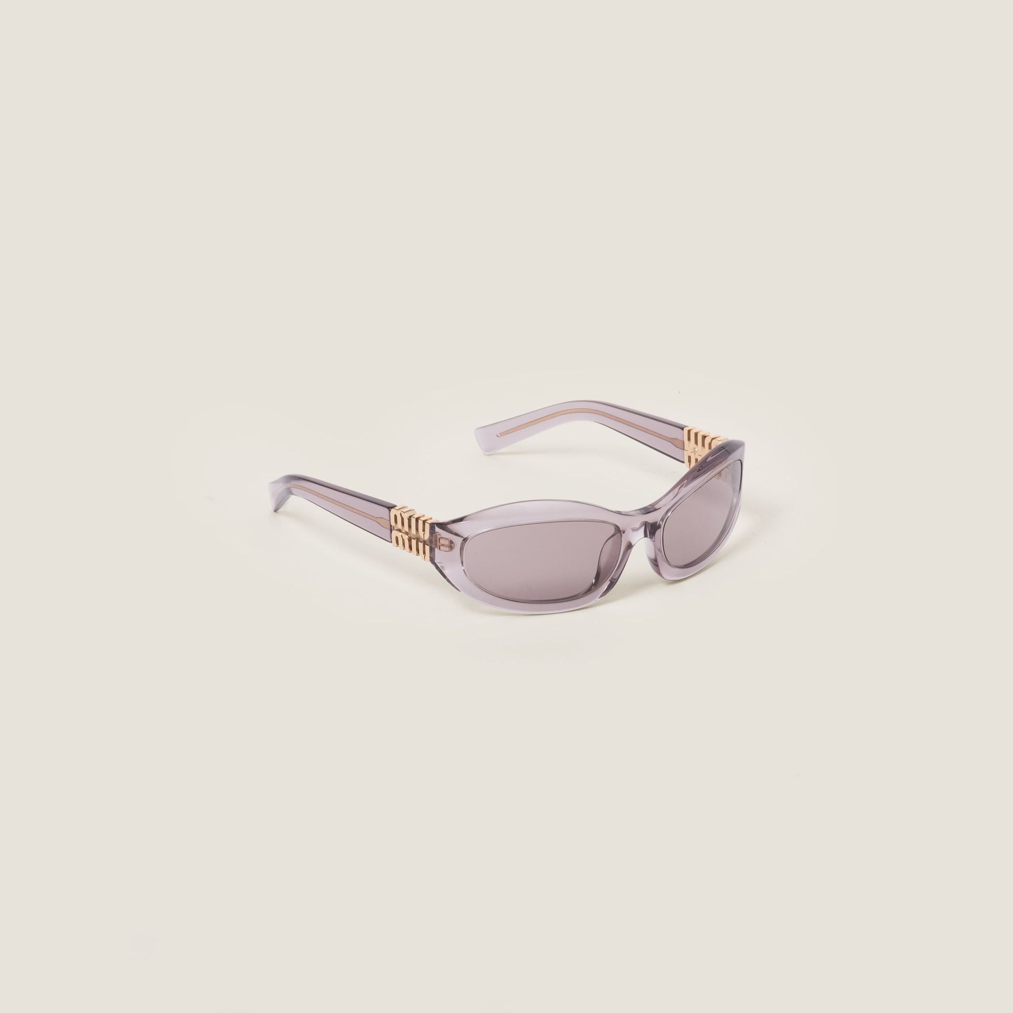 Women Miu Glimpse Sunglasses - Lenses Mauve Bio