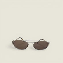 Women Miu Miu Logo Sunglasses - Lenses Tabacco