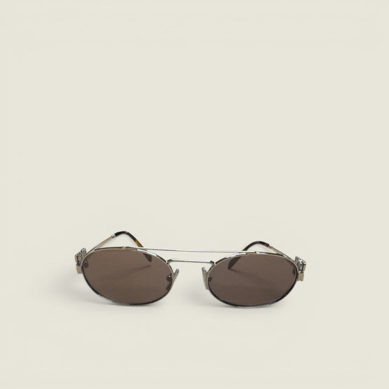 Women Miu Miu Logo Sunglasses - Lenses Tabacco