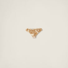 Embroidered silk and wool panties