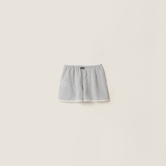 Crepe de chine boxer shorts